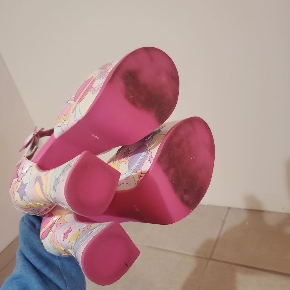 Dollskill sugar thrillz groovy galaxy platform heels - Picture 14 of 16